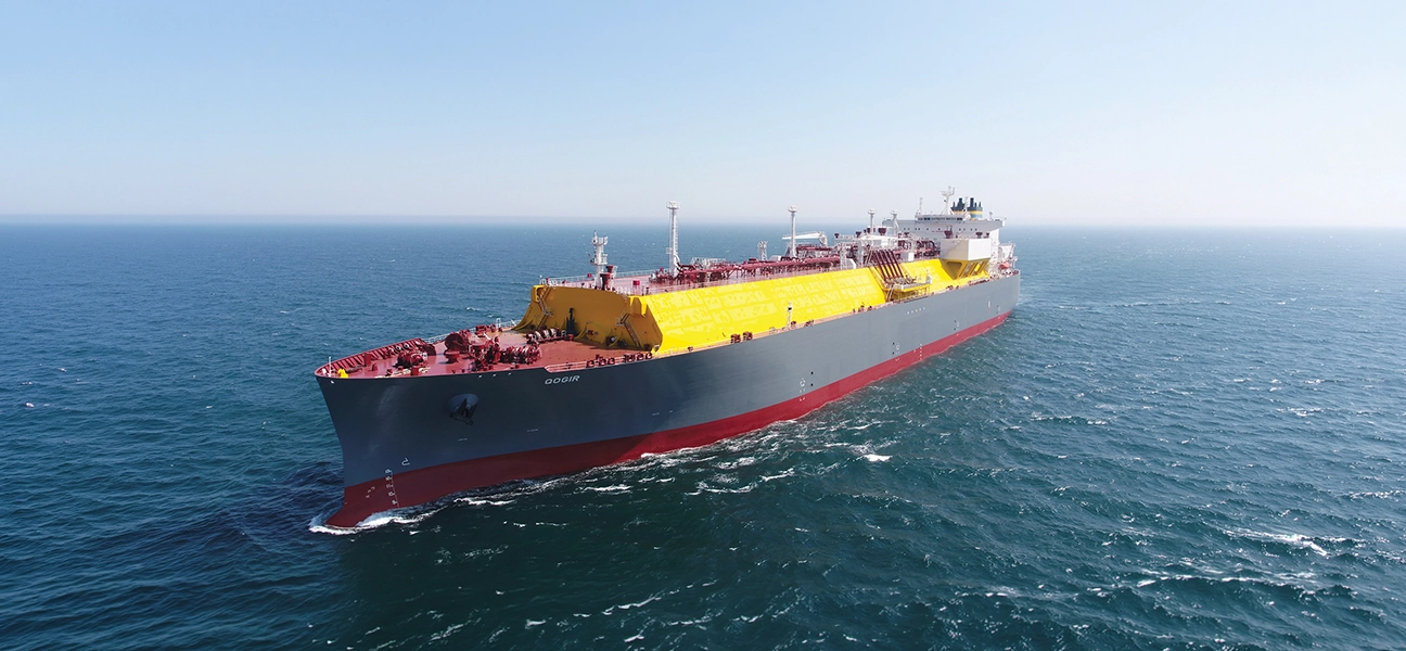 TotalEnergies LNG carrier at sea